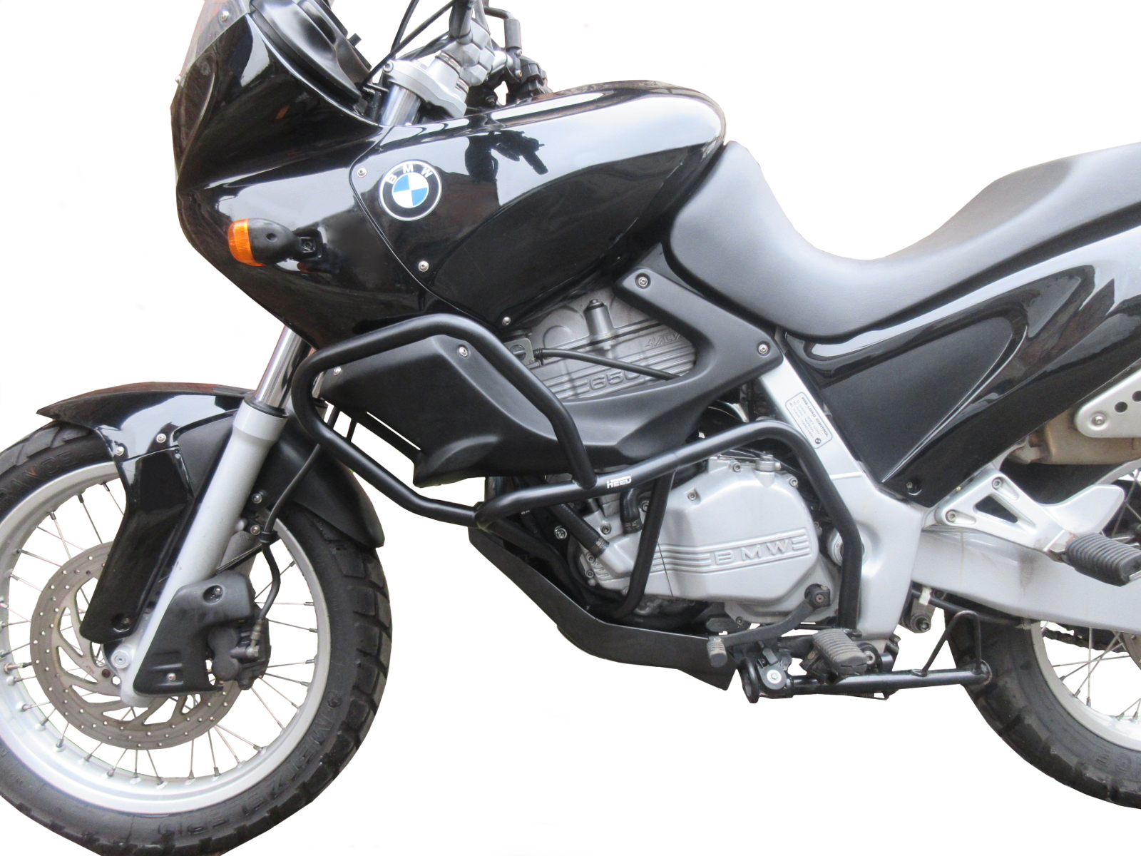 LYBH Motorfiets Voor/Achter Richtingaanwijzer Voor BMW F650GS 99-07 F650CS Scarver 01-05 F650 GS CS ST Funduro Voor- en achterrichtingaanwijzers(Tianium,Voorkant