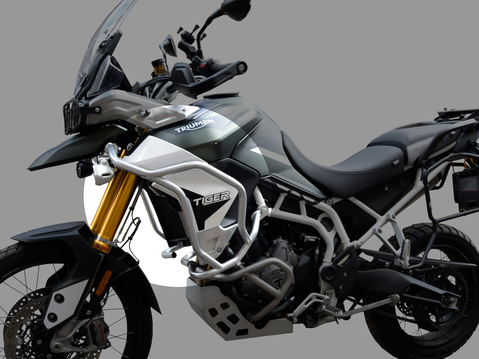 CRASH BARS HEED TRIUMPH TIGER 900 GT / Rally (2020-2023) - upper